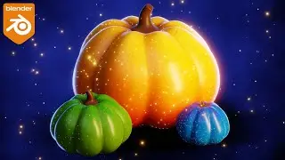 Stylized Hand Painted Pumpkins (Blender Tutorial)