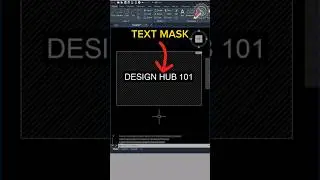 AutoCad | How to mask a text in Autocad 
