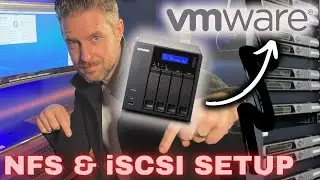 Connect QNAP NAS to VMware ESXi vCenter Server NFS vs iSCSI