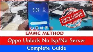 Oppo Pattern / Password / Pin Lock Remove without Server without ISP Connection / EMMC Method