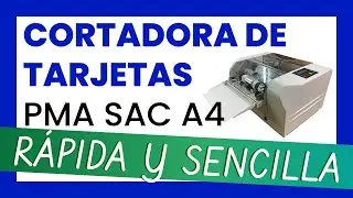 🏆CORTADORA de TARJETAS DE VISITA profesional PMA SAC A4