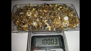 Золото со 100 грамм советской лигатуры.