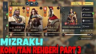 MIZRAKLI DİZİLİMİ NASIL OLMALI - AGE OF EMPIRES MOBILE KOMUTAN REHBERİ PART 3