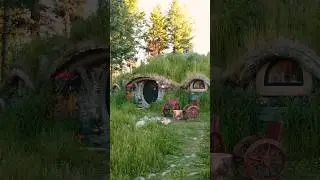 MOST adorable place we’ve EVER STAYED 😍! #hobbithouse #lotr #ringsofpower