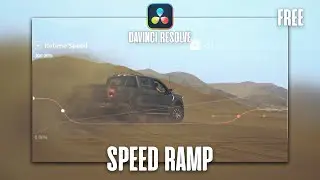 How to Speed Ramp in DaVinci Resolve | Free