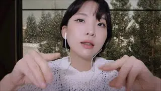 ASMR(English) Whispering & Relaxing You 🕊🌳✨ (Hand Sound, Whispering, It's okay)