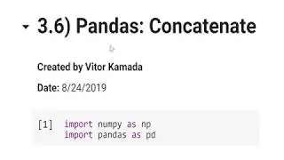 3.6) Pandas: Concatenate or Append Function