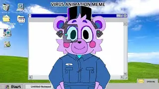 Virus Animation meme|| Fnaf RUIN Helpy || Flipaclip