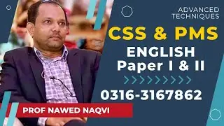 CSS Essay Writing Online Classes by PROF. NAWED NAQVI