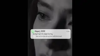 Ayrilganingni his qilgan kuning Sen uchun bu dunyo tor bolib korinadi 💔
