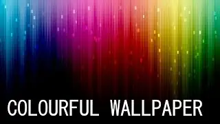 Photoshop CS6 Colourful wallpaper background