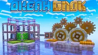 АВТОКРАФТЫ И CREATE НА ОСТРОВЕ ВЫЖИВАНИЕ В МАЙНКРАФТ - LP ОКЕАН БЛОК #9 McSkill Minecraft