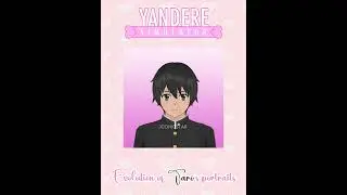 The evolution portrait of Taro Yamada | Yandere Simulator #shorts  #short