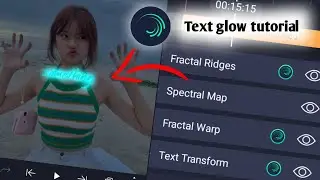 Text glow ll Alight motion video editing