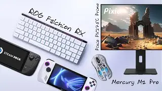 Our Favorite Gaming Accessories, ROG Falchion RX, M1 Pro, Pixio PX27