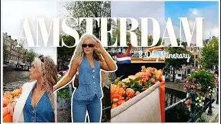 AMSTERDAM VLOG| Exploring, making stroopwafels, things to do w/ 3 day itinerary, Netherlands travel