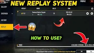 Free Fire Replay System How To Use? - Free Fire Replay Record.