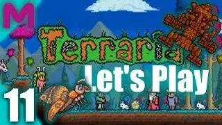 Terraria Multiplayer Let's Play #11 - Golem Boss Fight and Solar Eclipse