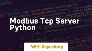 modbus tcp server python