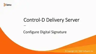 Control-D Delivery Server - Configuring a Digital Server