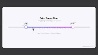 fancy Range Slider Animation Using Html, Css And Javascript