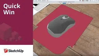 Round Edges in SketchUp with Arc Tool - Quick Win