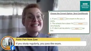 Live English class - zero & first conditionals