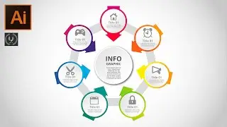 Adobe Illustrator CC Tutorial - How to make an Infographic Design