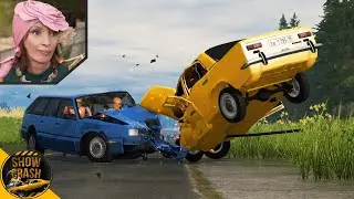 BeamNG Drive - Реконструкция Страшного ДТП Натальи Пивоваровой в игре Бименджи Драйв