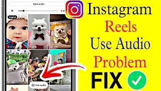 instagram reels use audio problem | Instgram Reels Use Audio Not Showing | use audio option problem