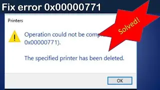 solusi error 0x00000771 share printer