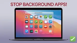 How to Stop Background Running Apps in MacBook &  Login Apps . | MacBook background running app