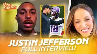 Justin Jefferson on Contract Extension, Ja'Marr's Negotiations, Sam Darnold,  Playing Texans, & More