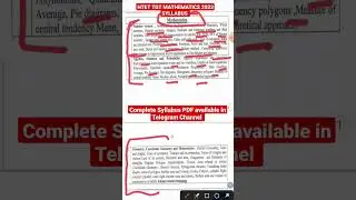 HTET TGT 2023 MATHS SYLLABUS #htet #htet2023 #maths #tgt #htettgt #htetexam #jobs #tgtmaths #ytshort