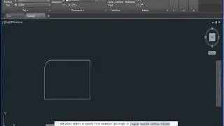 AutoCAD 2018 Tutorial for Beginners   #17  HOW TO USE FILLET COMMAND