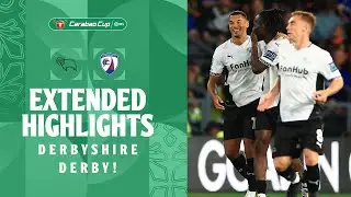 DERBYSHIRE DERBY! | Derby County v Chesterfield extended highlights