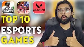 Top 10 Games To Become Pro Player Like Scout ,SkRossi,Total Gaming || Best Games For Esports 2023