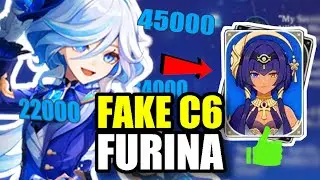 COPIUM C6 Furina is REAL With CANDACE ?! C0 Furina MAIN DPS Showcase Guide