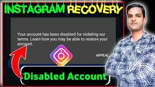 how to recover disabled instagram account 2024 | Instagram Account Disabled how to get back activate