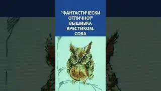 Фантастически отлично! Вышивка крестиком. Сова