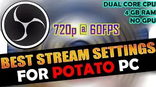 How to LIVE Stream on a LOW END PC | Secret Settings