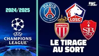 Ligue des champions : Le programme du PSG, Monaco, Brest et Lille et le calendrier