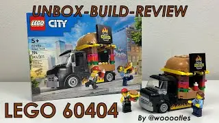 LEGO 60404 Burger Truck - Unbox, Build, Review; I Actually Need This Set for Something Else