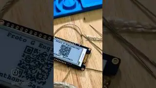 I programmed this ESP32 Bluetooth/WiFi e-paper display to link to my YouTube channel-No power needed