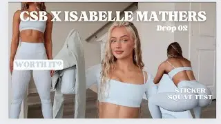 CSB X ISABELLE MATHERS ACTIVEWEAR LAUNCH TRY ON HAUL & REVIEW | is it worth it? Cropshopboutique