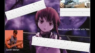 Boa - Duvet Solo Tabs/ Serial Experiments Lain Guitar Solo with tabs