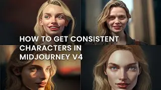 ⭐Exclusive Tutorial⭐ How to get Consistent Characters in Midjourney V 4 | By @LearnwithTridib