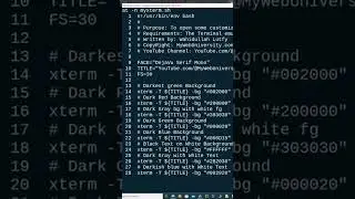 Watch the full video at YouTube.com/@MyWebUniversity for the customized xterm Shell script