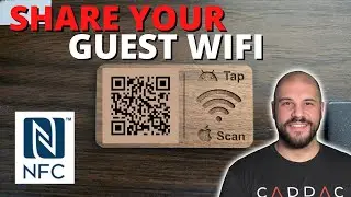 The BEST WAY to Share Your Guest WiFi Using QR & NFC!