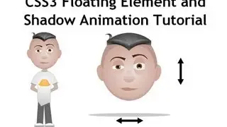 CSS3 keyframes Animation Tutorial Floating Element Shadows